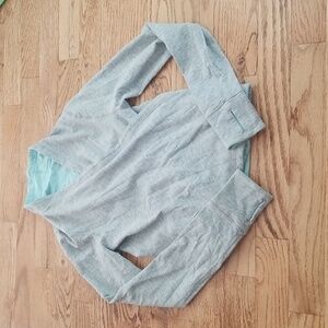 (12) Ivivva Athletica by lululemon Athletica Heathered Wrap Sweater Balletcore